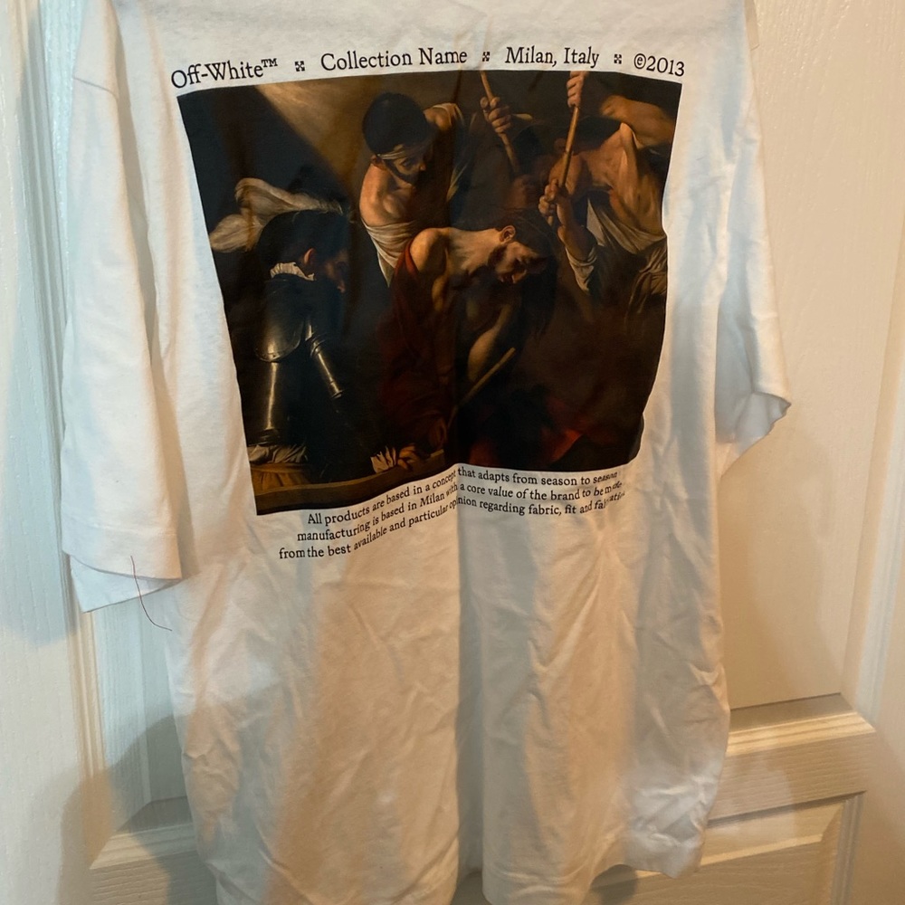 NWT …Off-White Caravaggio Painting short-sleeve T-shirt